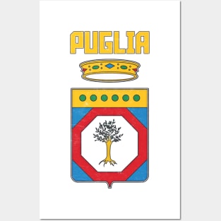 Apulia/Puglia Italy Region Coat of Arms / Vintage Style Posters and Art